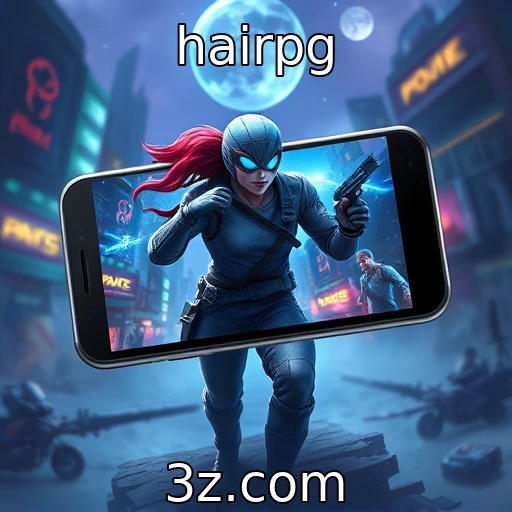 Crescimento do mercado de jogos para dispositivos móveis : hairpg